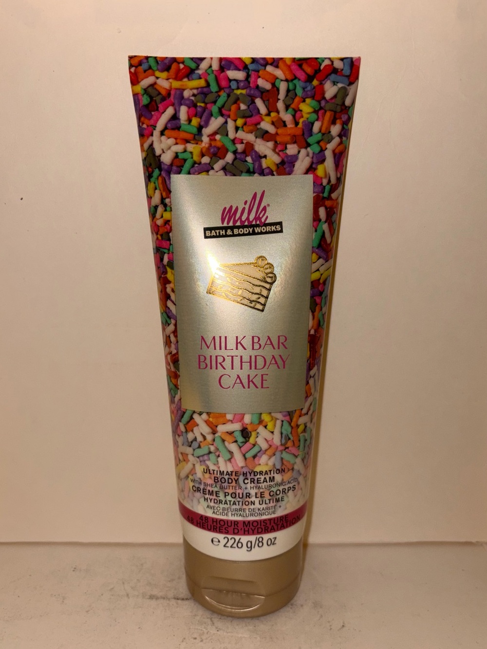 Bath & Body Works Milk Bar Birthday Cake Body Cream 8oz Discontinued New